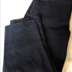 Charter Club Newport Slim Crop 10 Black Dress Pant